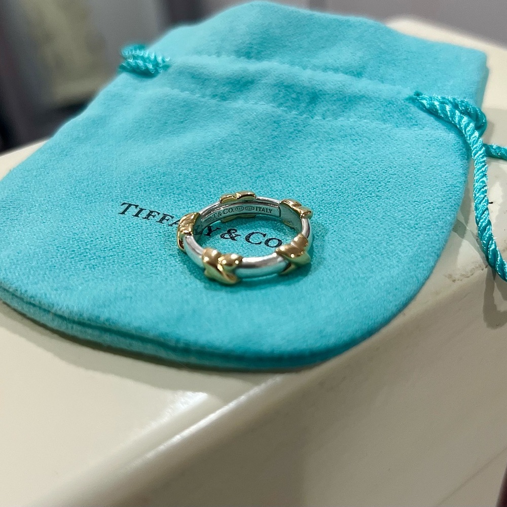 SS 18KY X RING